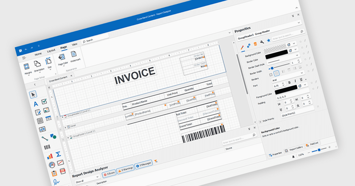 Tailor Reports with Full Customization Control