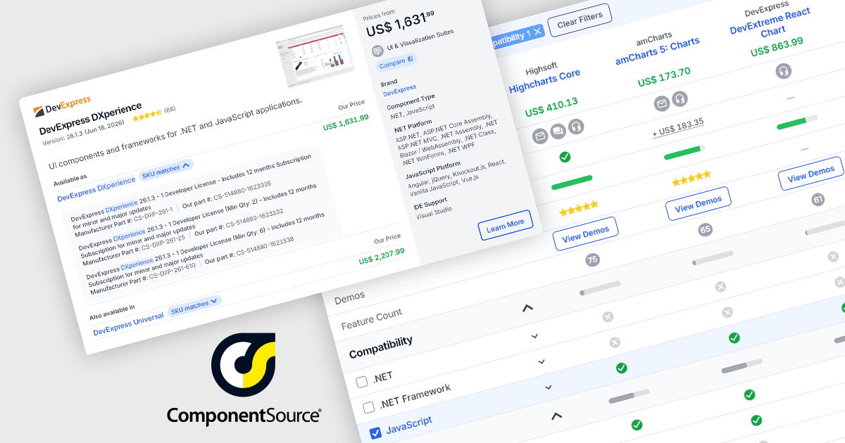 Find. Compare. Discover Faster.