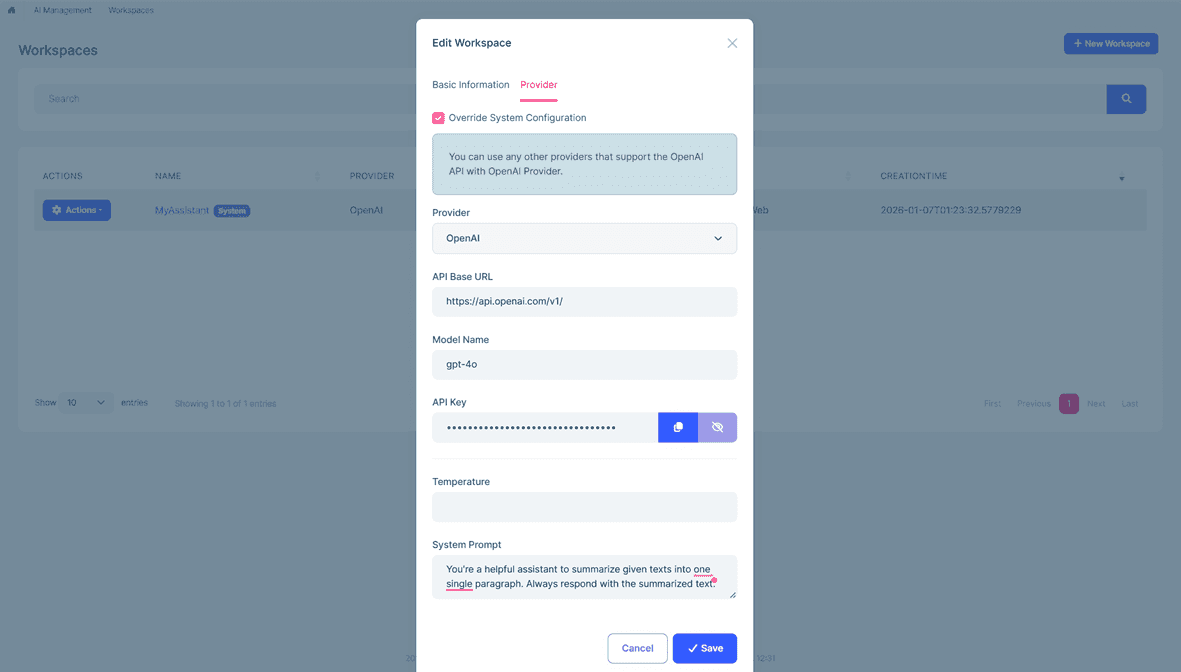 AI Management Module: Blazor & Angular UIs