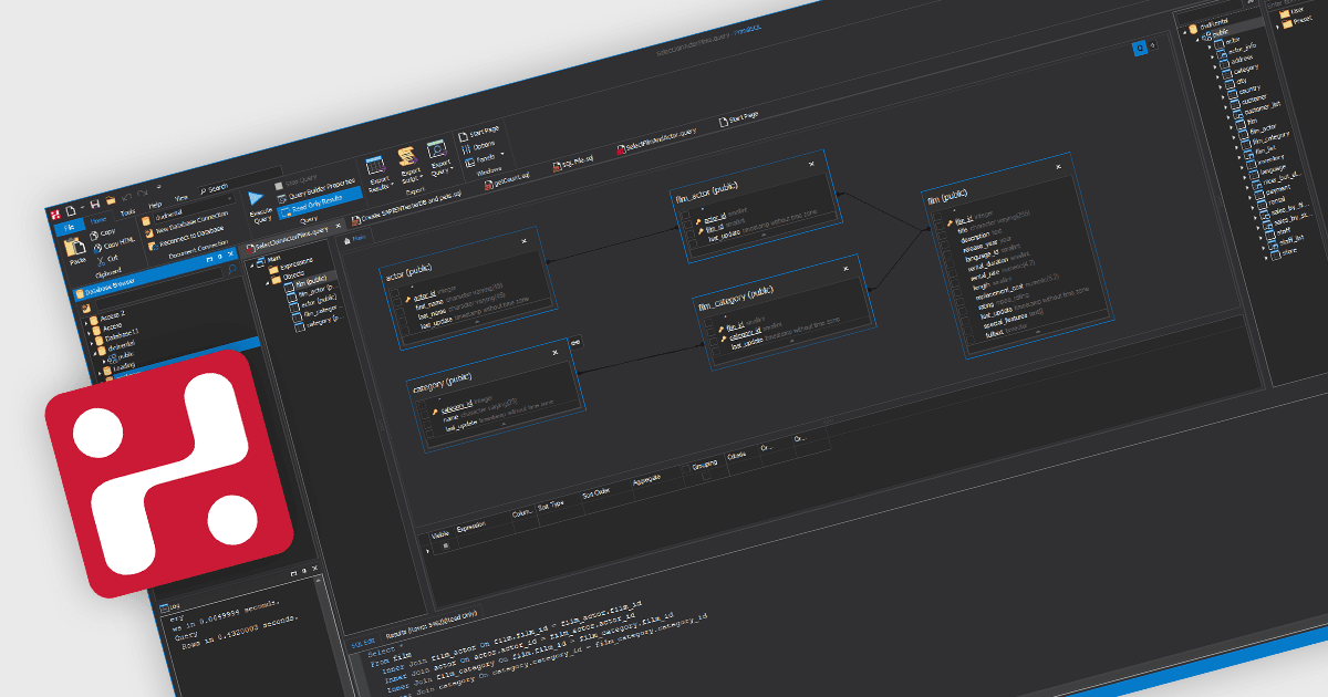 Crie Consultas SQL Complexas com o Visual Query Builder