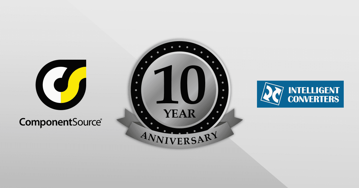 Celebrating 10 Years Partnership with Intelligent Converters