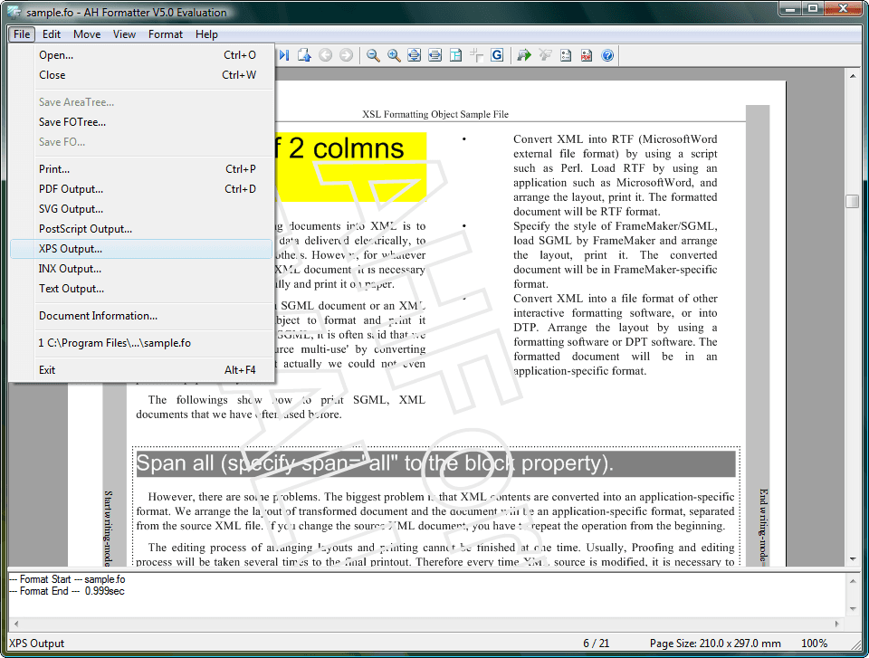 imagen del producto AH Formatter (XSL + CSS)