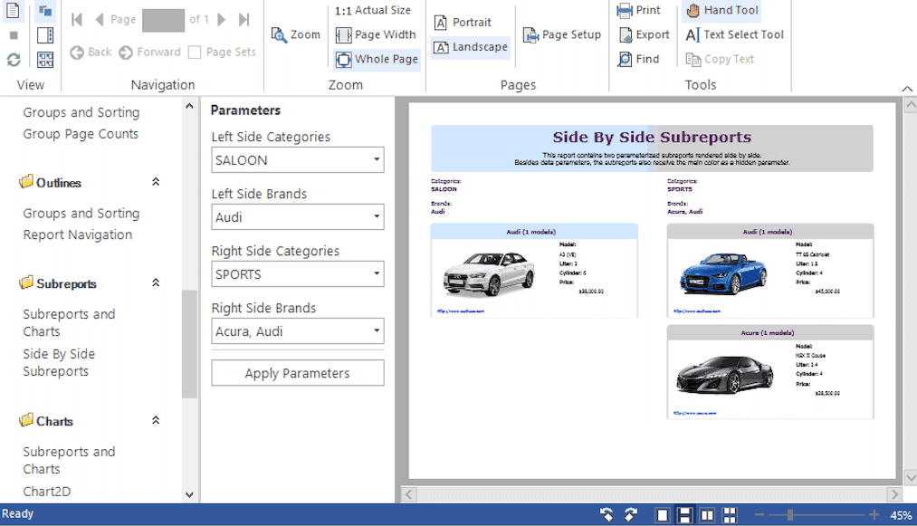 ComponentOne ASP.NET MVC FlexViewer 产品图片