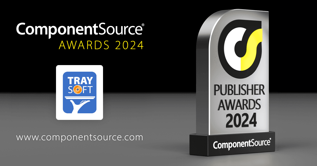 Traysoft Wins ComponentSource Award