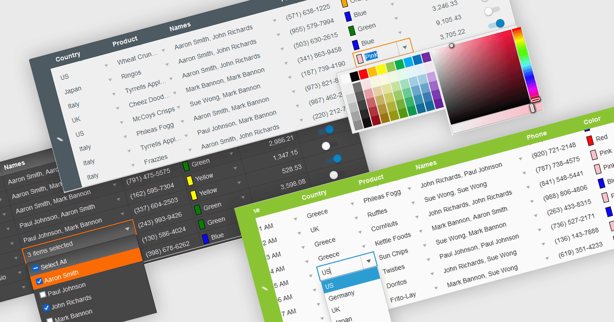 Customize Your App with Themed Editors