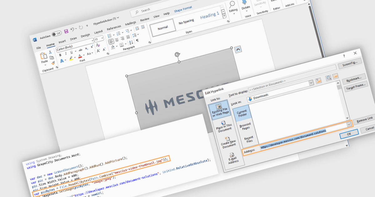 Elevate Word Documents with Shape Hyperlinks