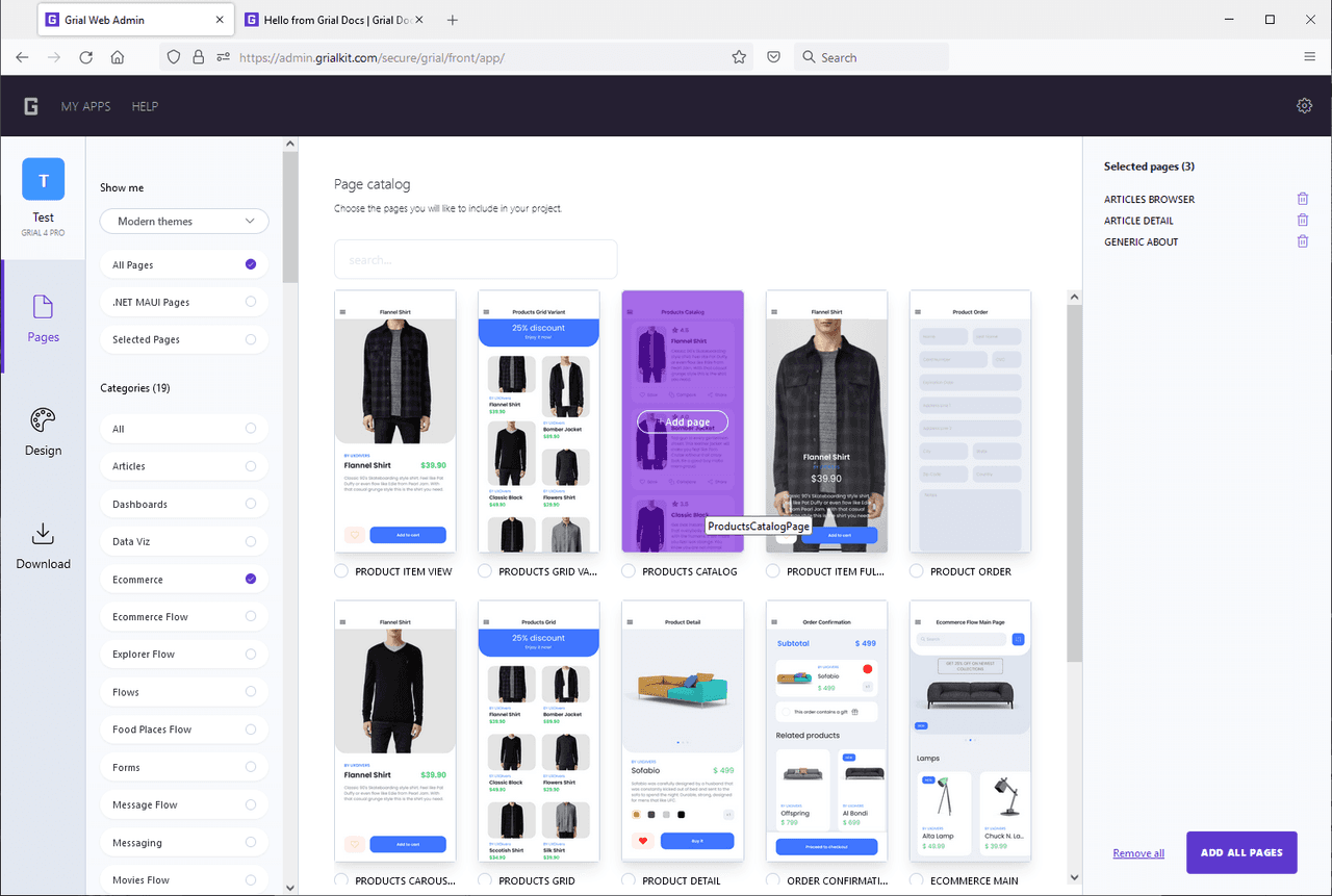 Grial UI Kit product image
