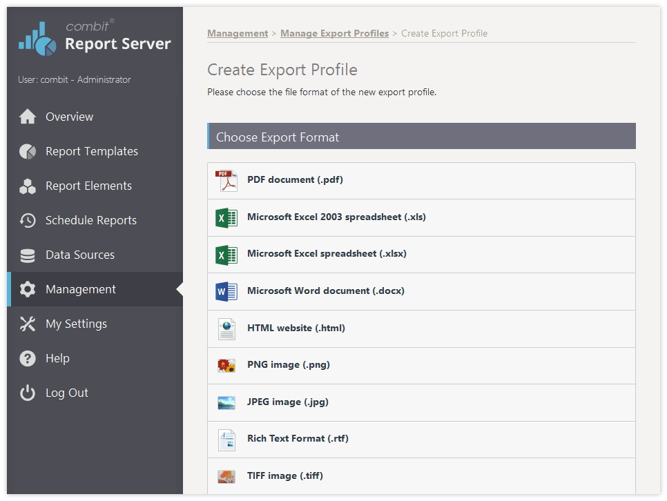 imagen del producto combit Report Server