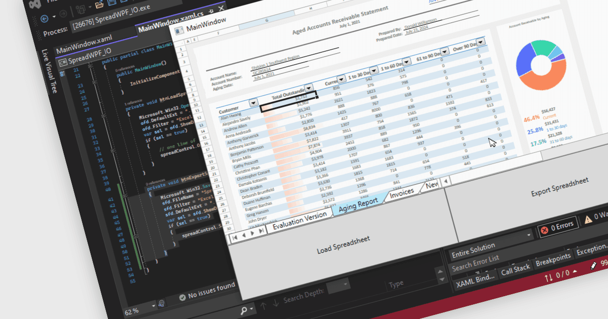Import and Export Excel XLSX Using WPF