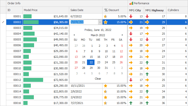 DevExpress WinForms Data Grid product image DevExpress WinForms Data Grid product image
