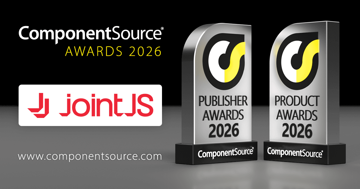 JointJS Wins Two ComponentSource Awards