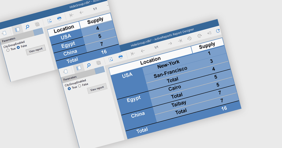 Add Dynamic Grouping to Your Reports