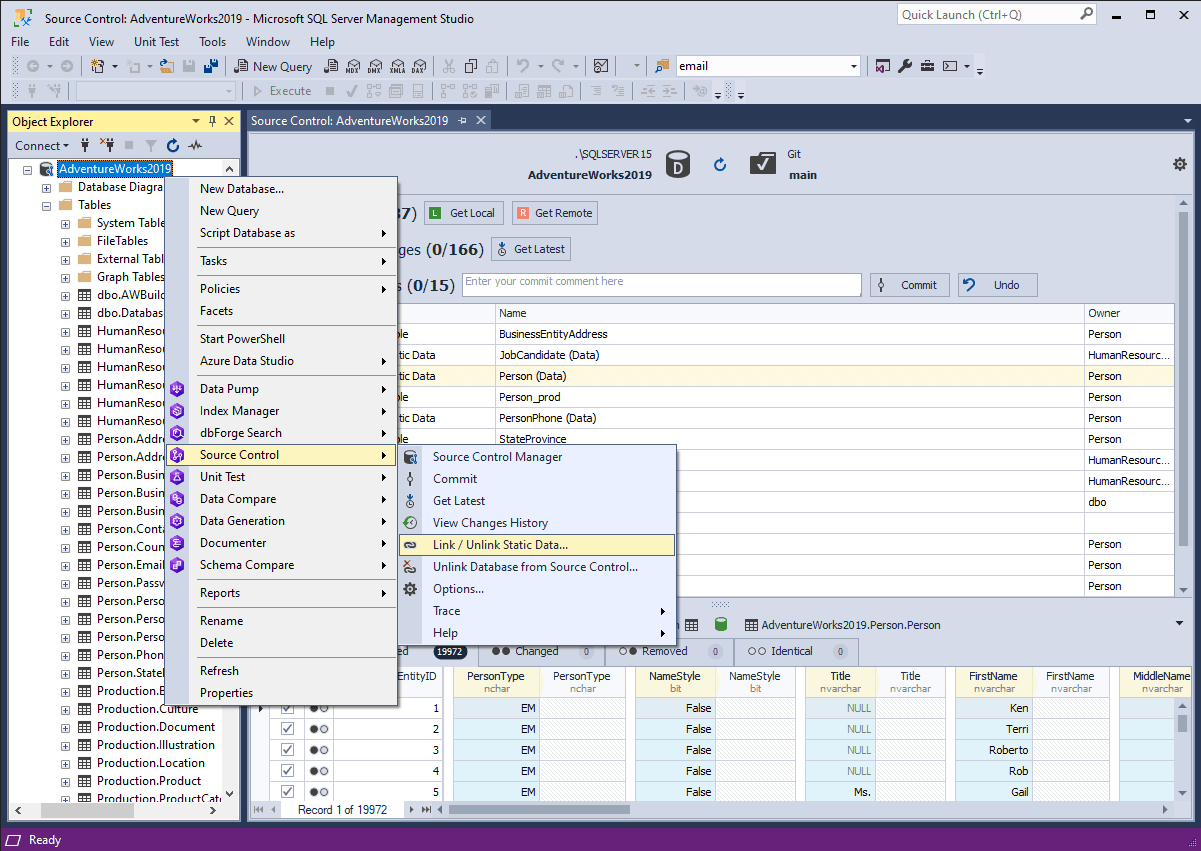 immagine del prodotto dbForge Source Control for SQL Server