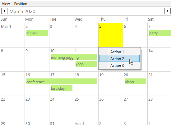 Create planning, scheduling, calendar and timetable based WPF applications.