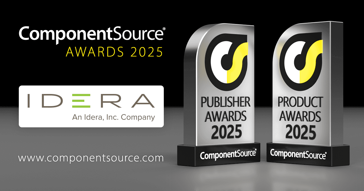 IDERA Wins Three ComponentSource Awards