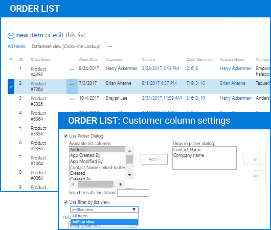 Cross-Site Lookup Column 产品图片