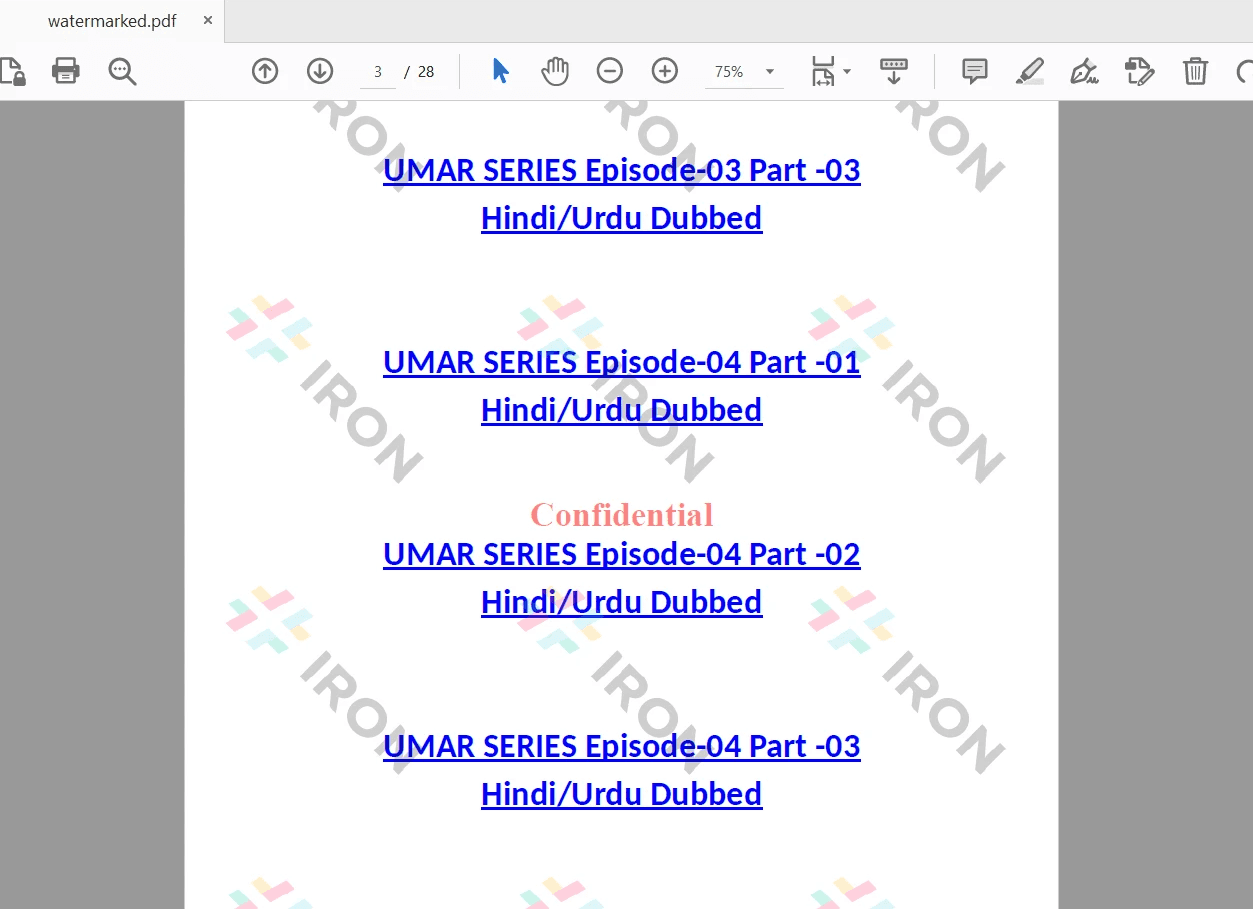 Watermark PDF Files