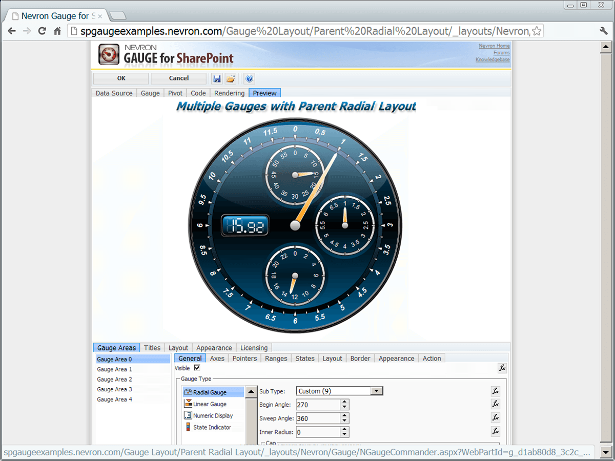 Advanced data visualization for your SharPoint Dashboards, KPIs and Scorecards.