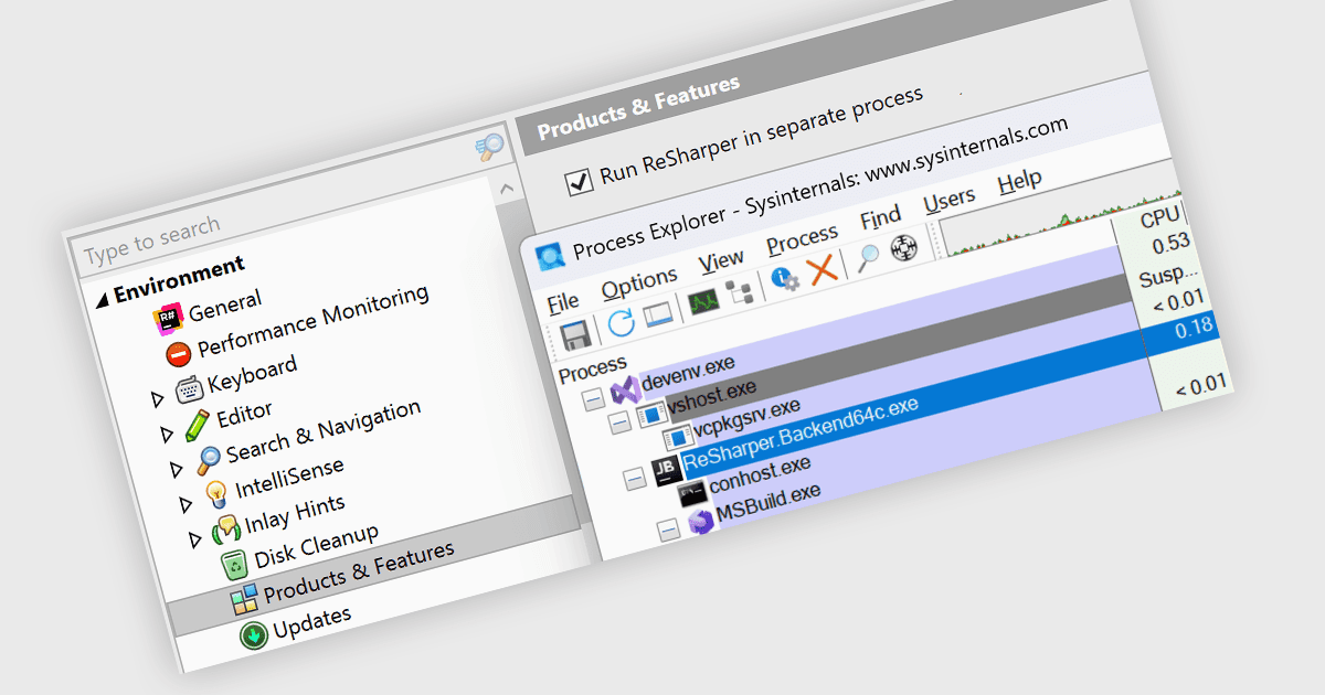 Run ReSharper Separately for Better Stability