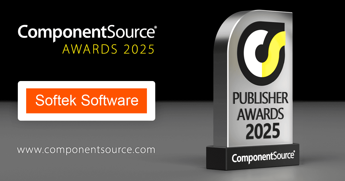 Softek Software Wins ComponentSource Award