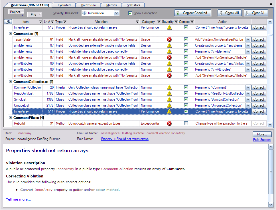 Instant code review