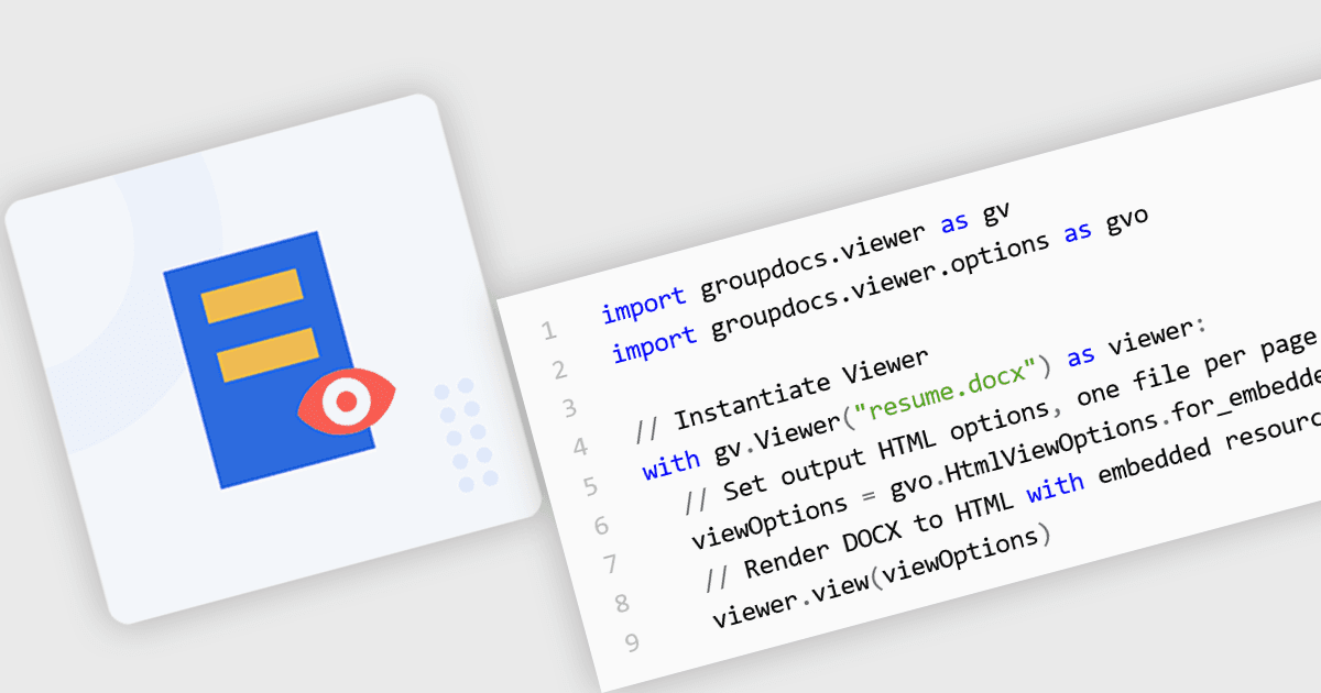 Integrate Document Viewing into Your Python App