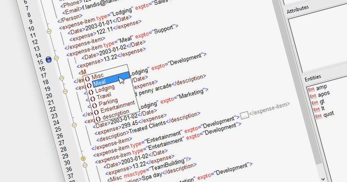 Create Valid, Well-Formed XML Documents