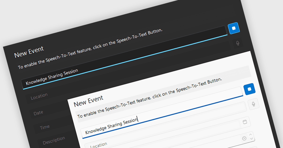 Capture Text Quickly with Speech-to-Text Input