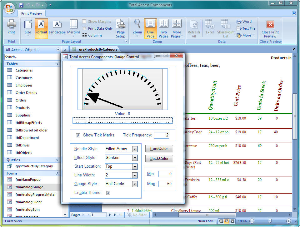 Add advanced functionality to your Access forms, reports and programming.