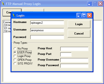 Use 5 basic types of FTP proxies/firewalls.