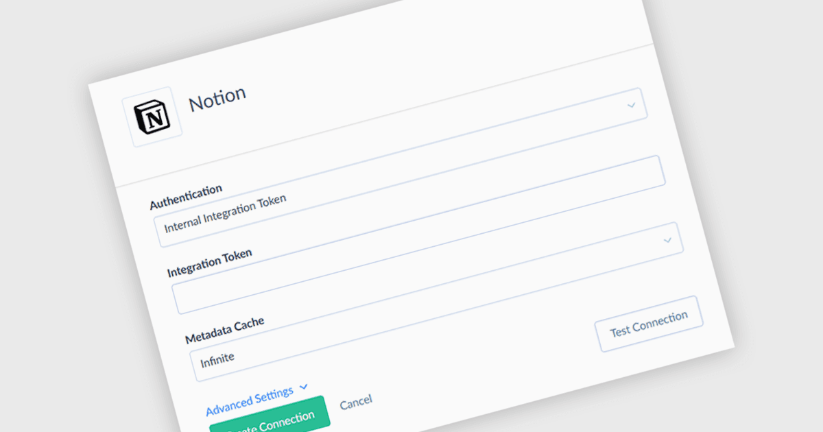 Turn Notion into a Real-time Data Source