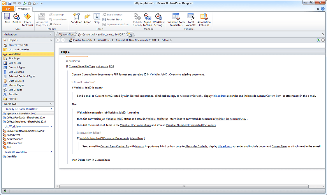imagem do produto HarePoint Workflow Extensions for SharePoint