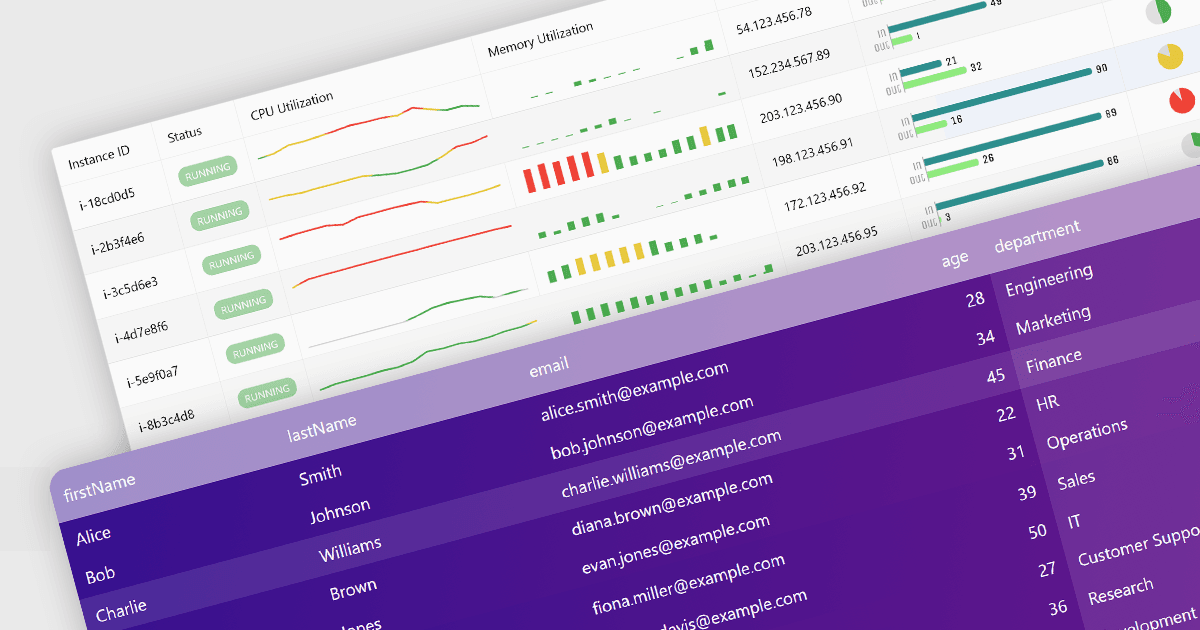 Build Smarter Data Grids Faster in JS