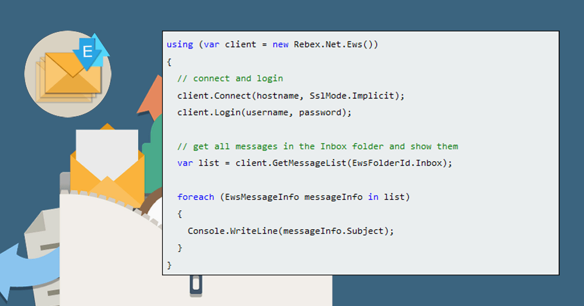 A comprehensive .NET component for effortless Microsoft Exchange integration.
