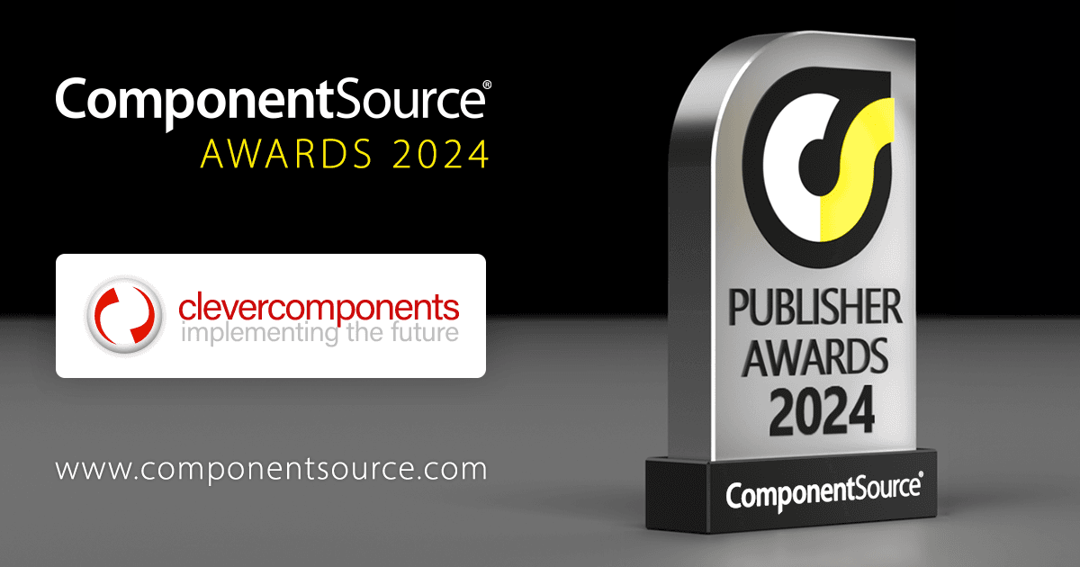 Clever Components Wins ComponentSource Award