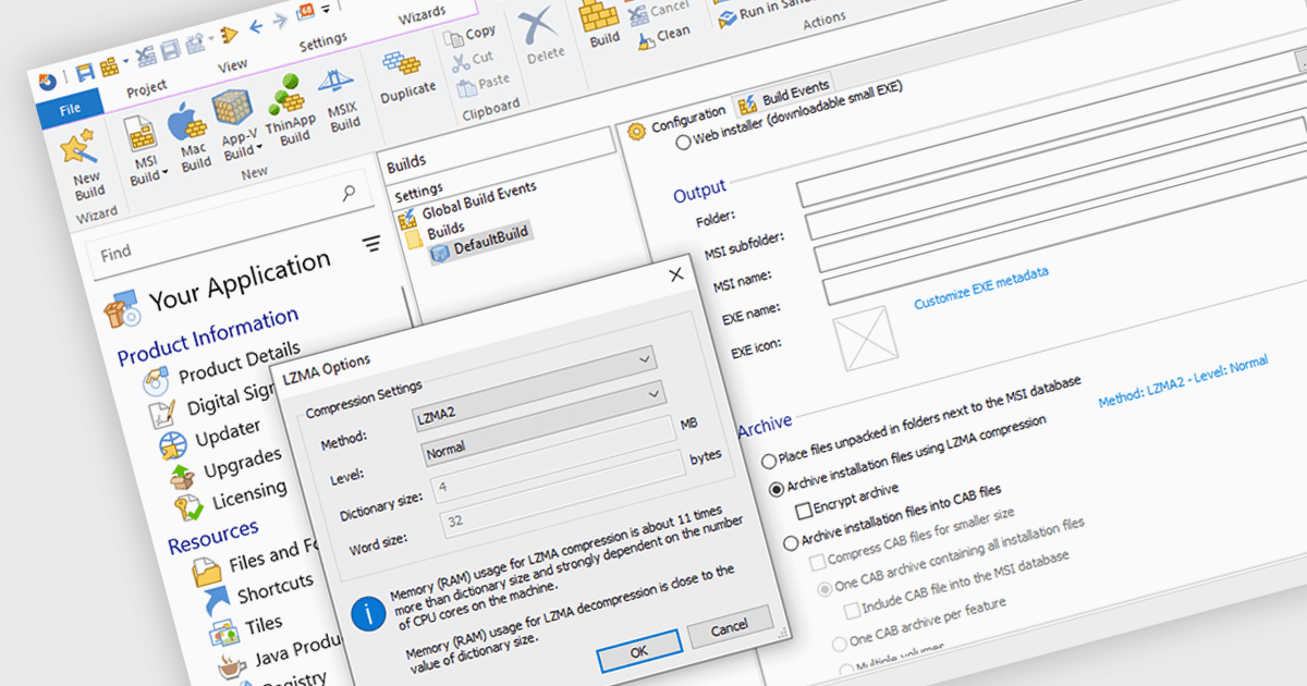 Improve Installers With Efficient Data Compression
