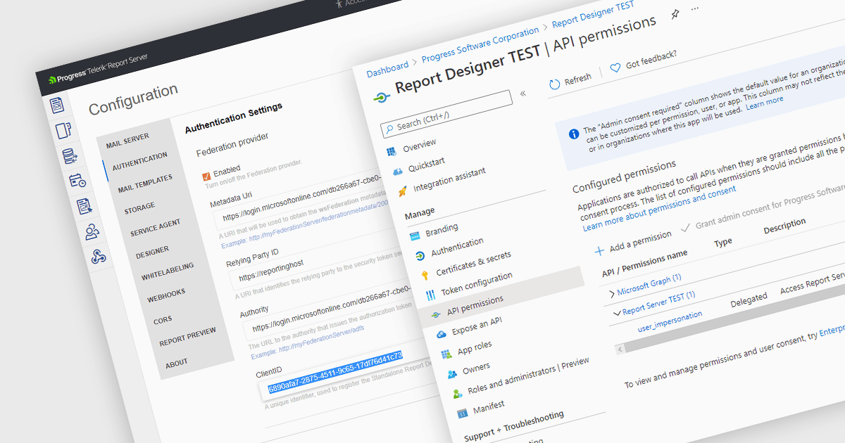 Leverage SSO Authentication in Report Management