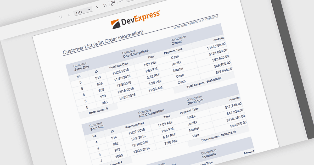 Reuse Report Sections with Flexible Subreports