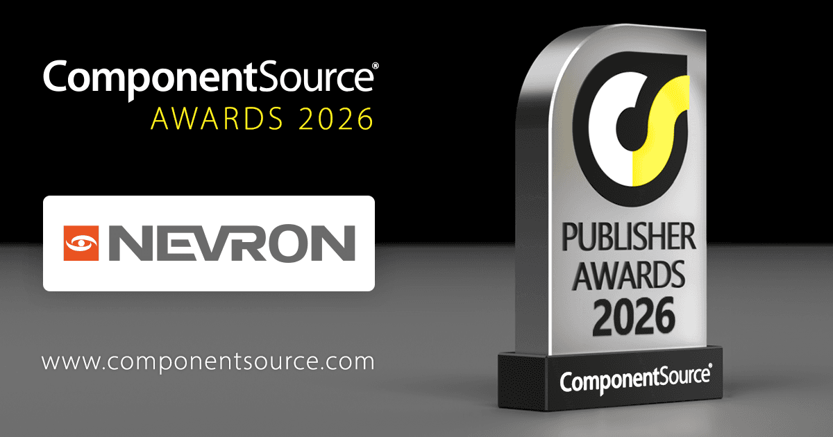 Nevron Wins ComponentSource Award
