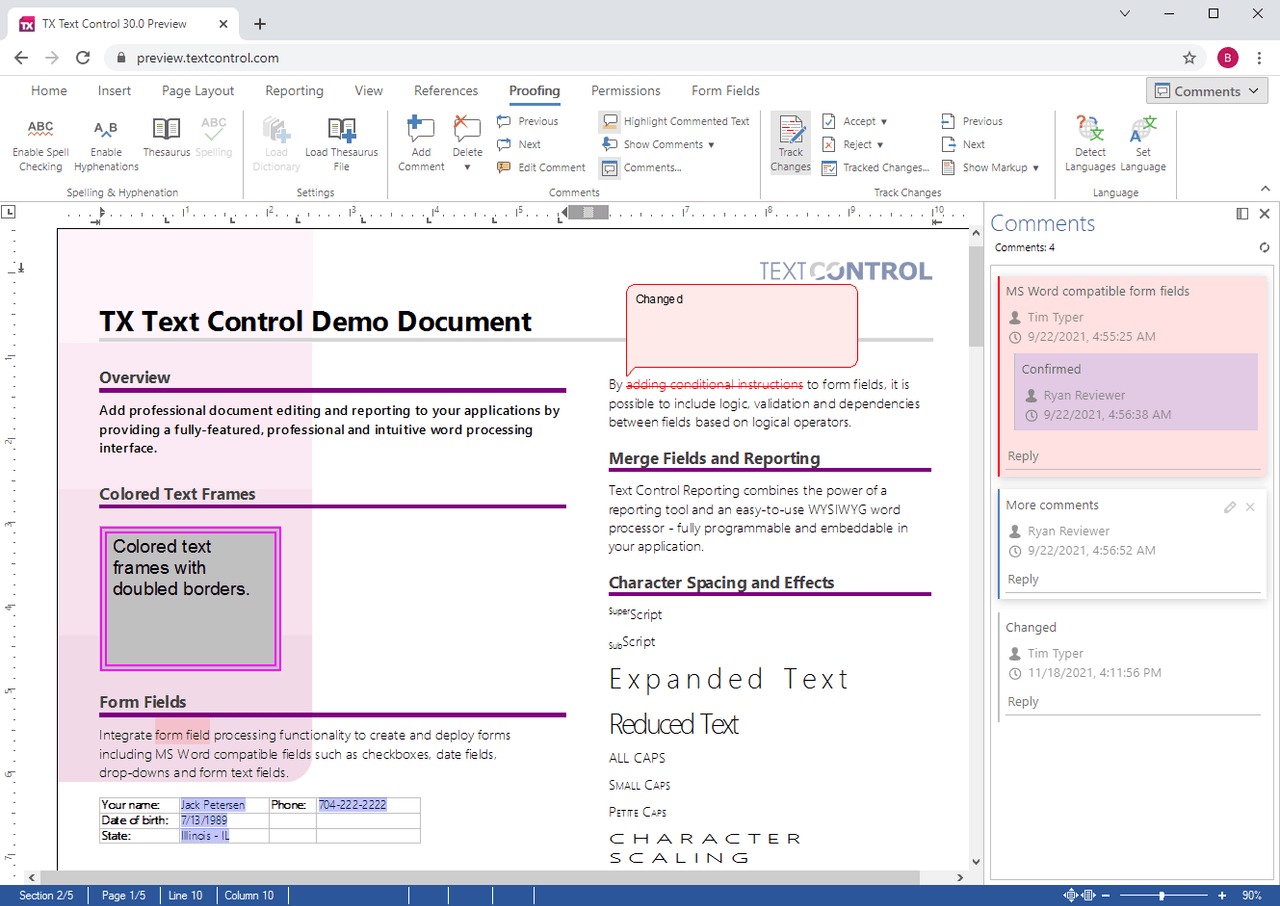 imagen del producto TX Text Control .NET Server for ASP.NET