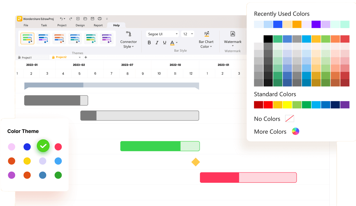 Design a Unique and Stylish Gantt Chart