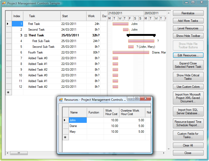Project Management for WinForms released