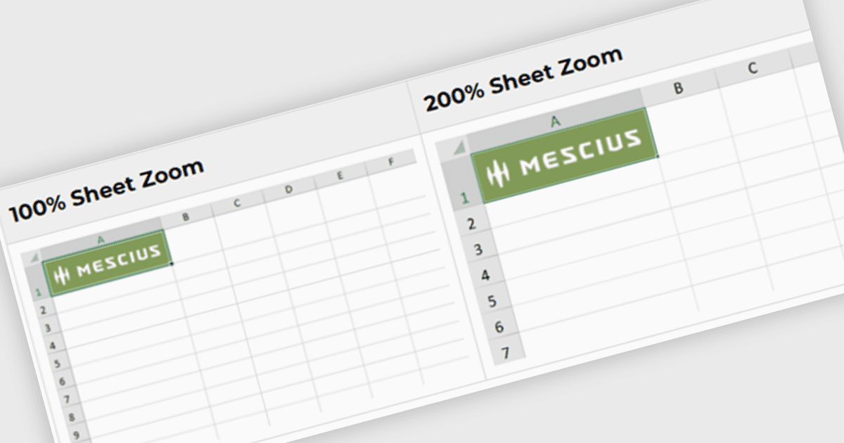 Keep Images Synced with Worksheet Zoom