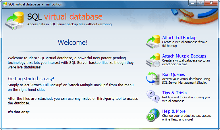 SQL Virtual Database product image