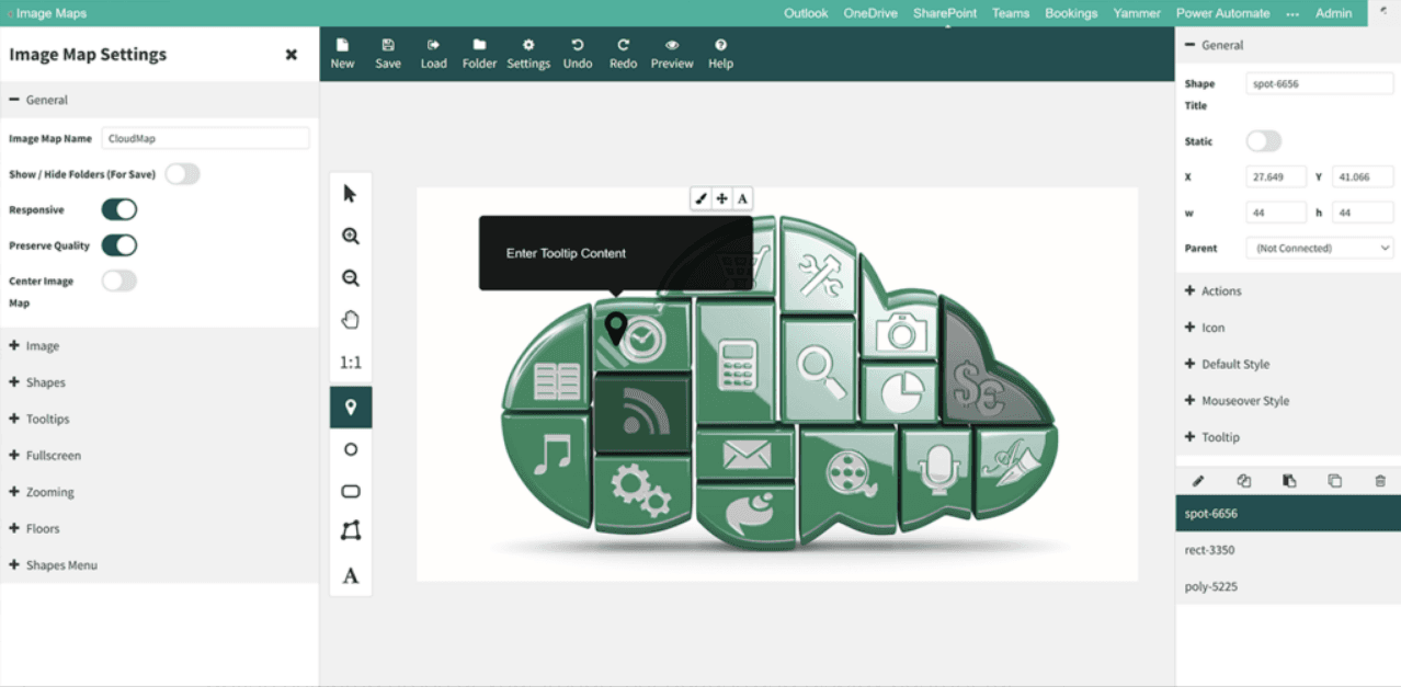 SharePoint Image Maps Produktbild