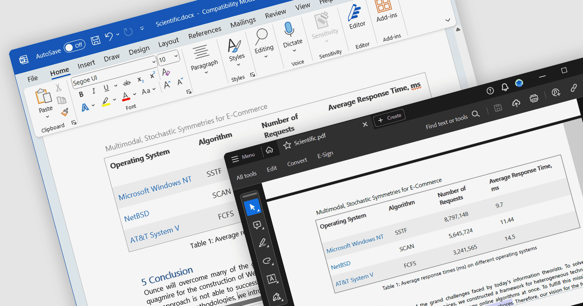 Convert Word Files to PDF in Your .NET Apps