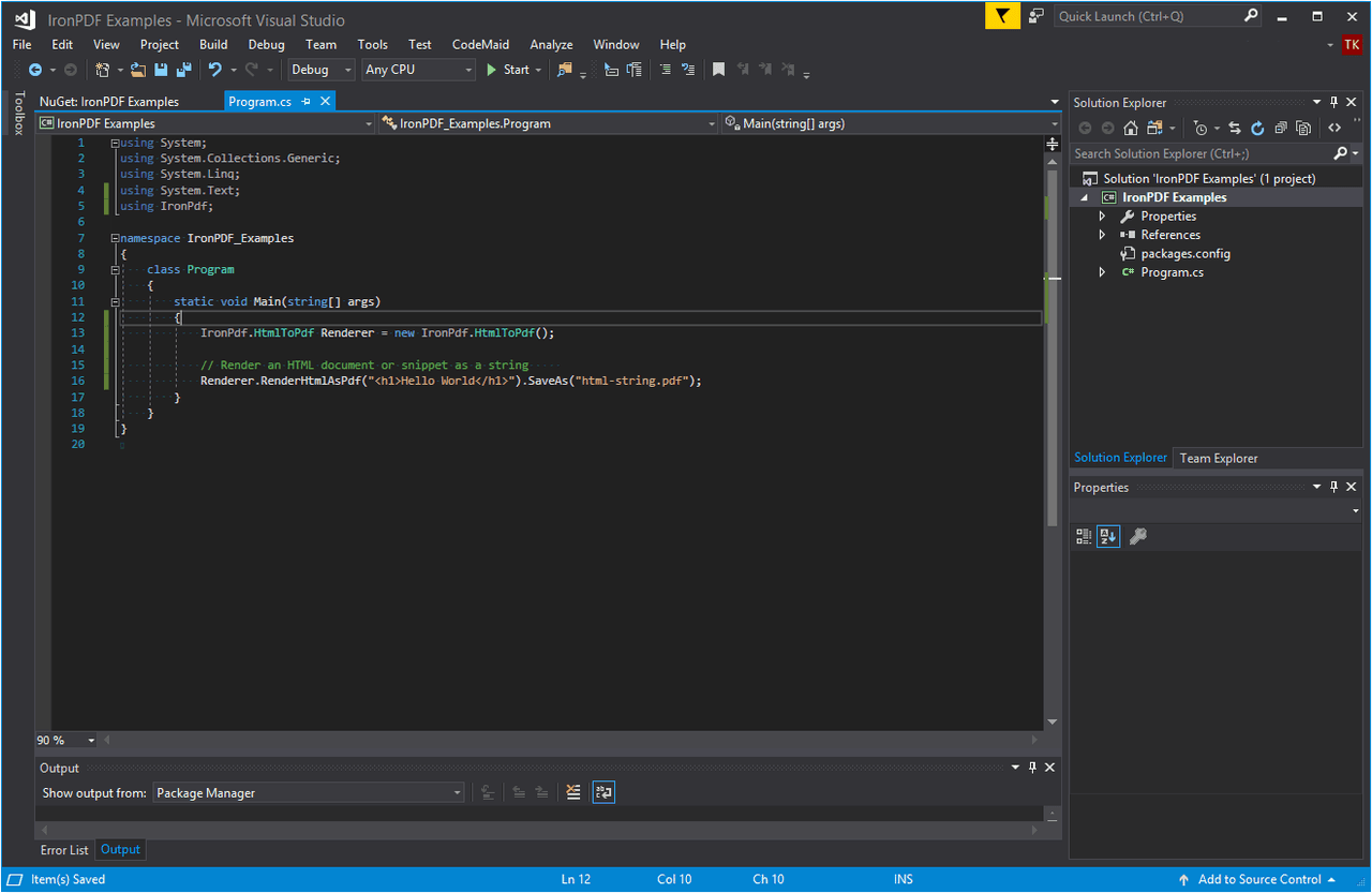 imagen del producto IronPDF for .NET