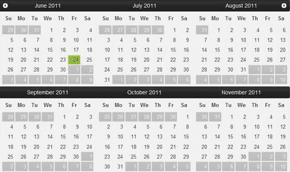 ComponentOne ASP.NET Web Forms Calendar product image