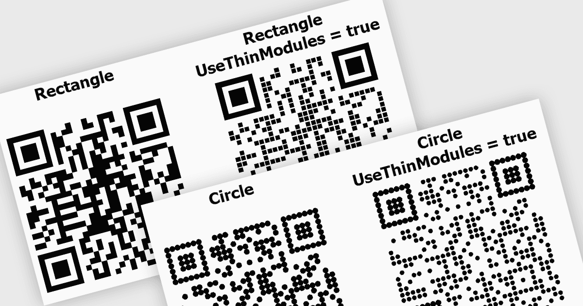 Change the Shape and Design of QR Code Modules