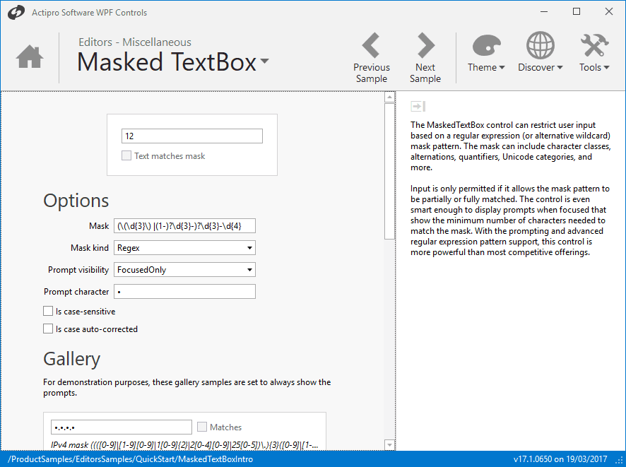 imagem do produto Actipro Editors for WPF